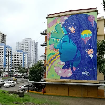 Arte para celebrar los 500 años de la ciudad de Panamá