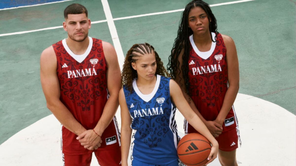 Inspirada en la pollera: Así es la nueva camiseta de la Selección de baloncesto de Panamá