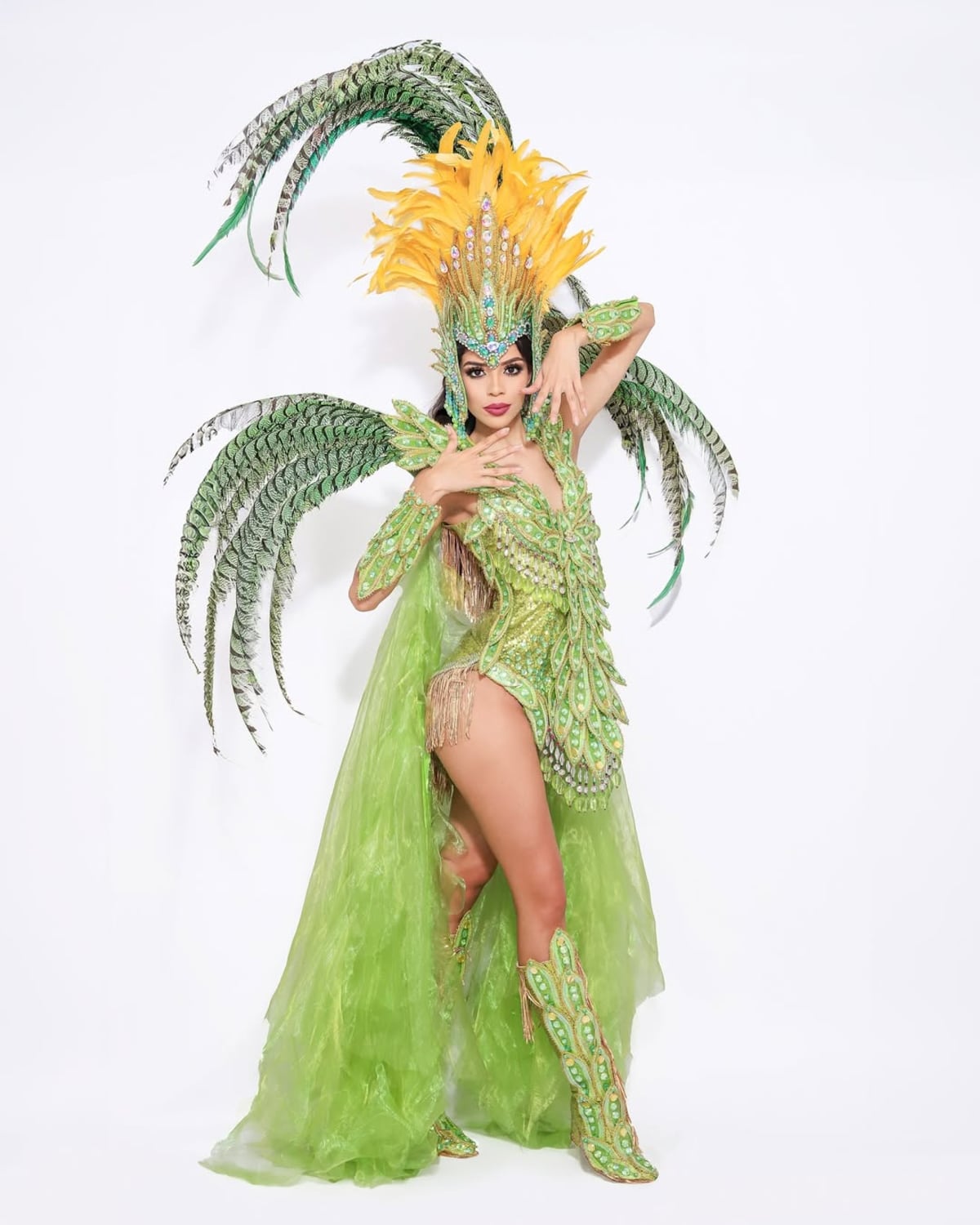 Miss Mundo Panamá 2025 sorprende con su inglés fluido en una presentación en el certamen en India