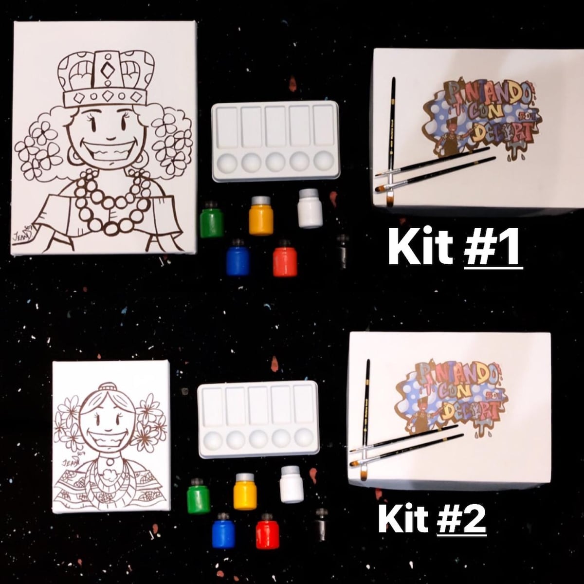 Jean Decort y su taller de pintura por Instagram live durante la cuarentena