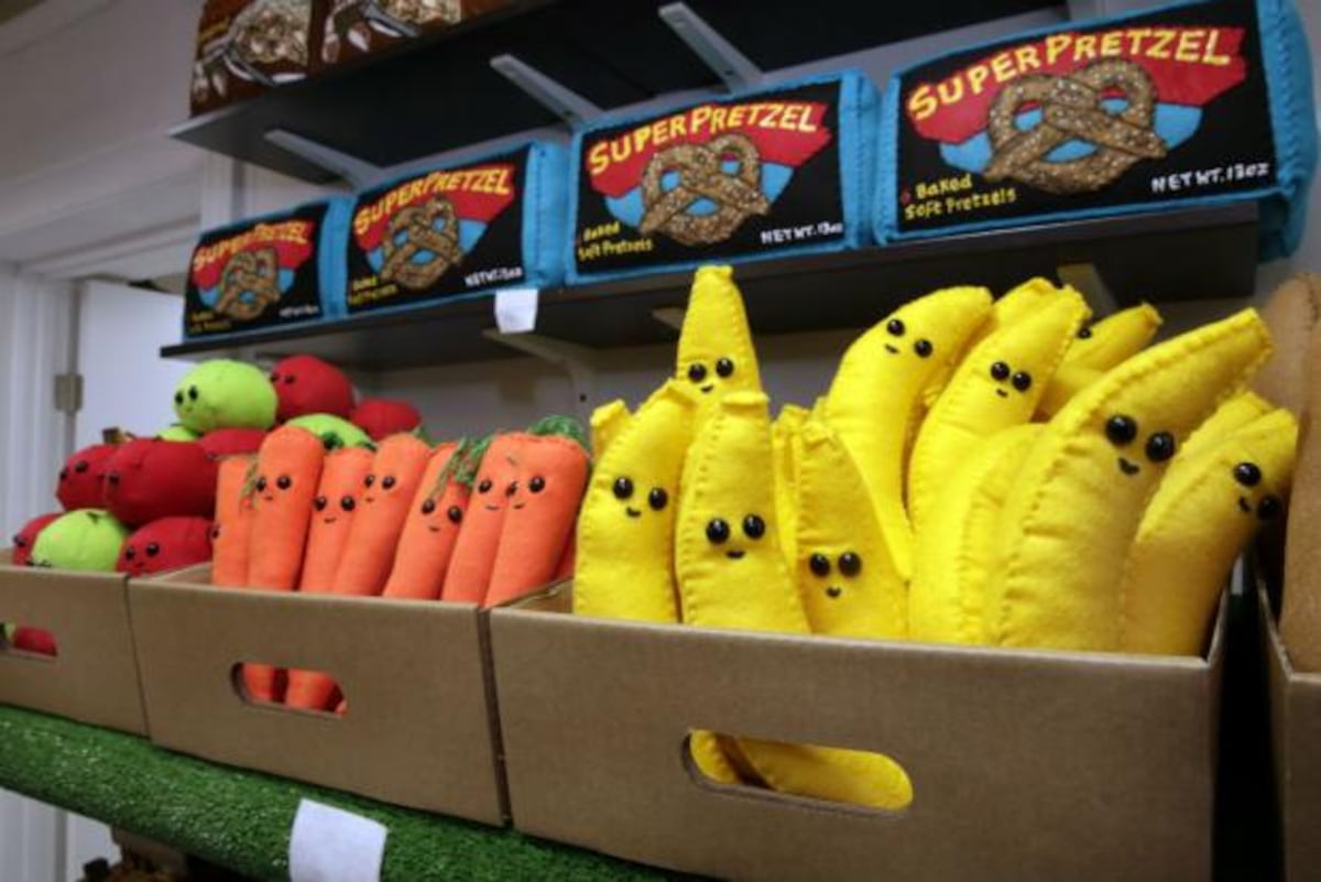 Un supermercado hecho de peluches
