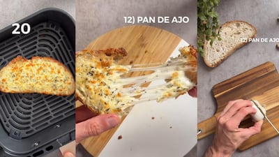 Cómo hacer pan de ajo en tu ‘airfryer’