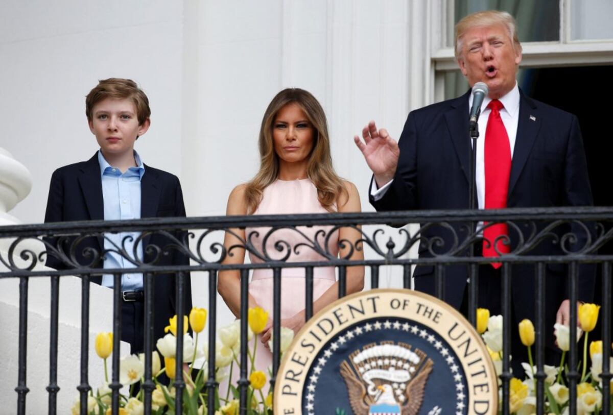 Barron Trump, el adolescente de la Casa Blanca