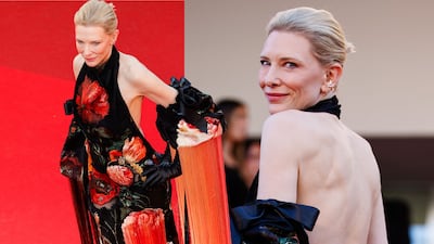 La actriz Cate Blanchett y su vestido de Givenchy, el más deslumbrante que ha pisado el Festival de Cannes este año