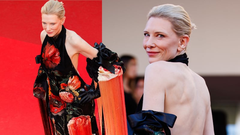 La actriz Cate Blanchett y su vestido de Givenchy, el más deslumbrante que ha pisado el Festival de Cannes este año