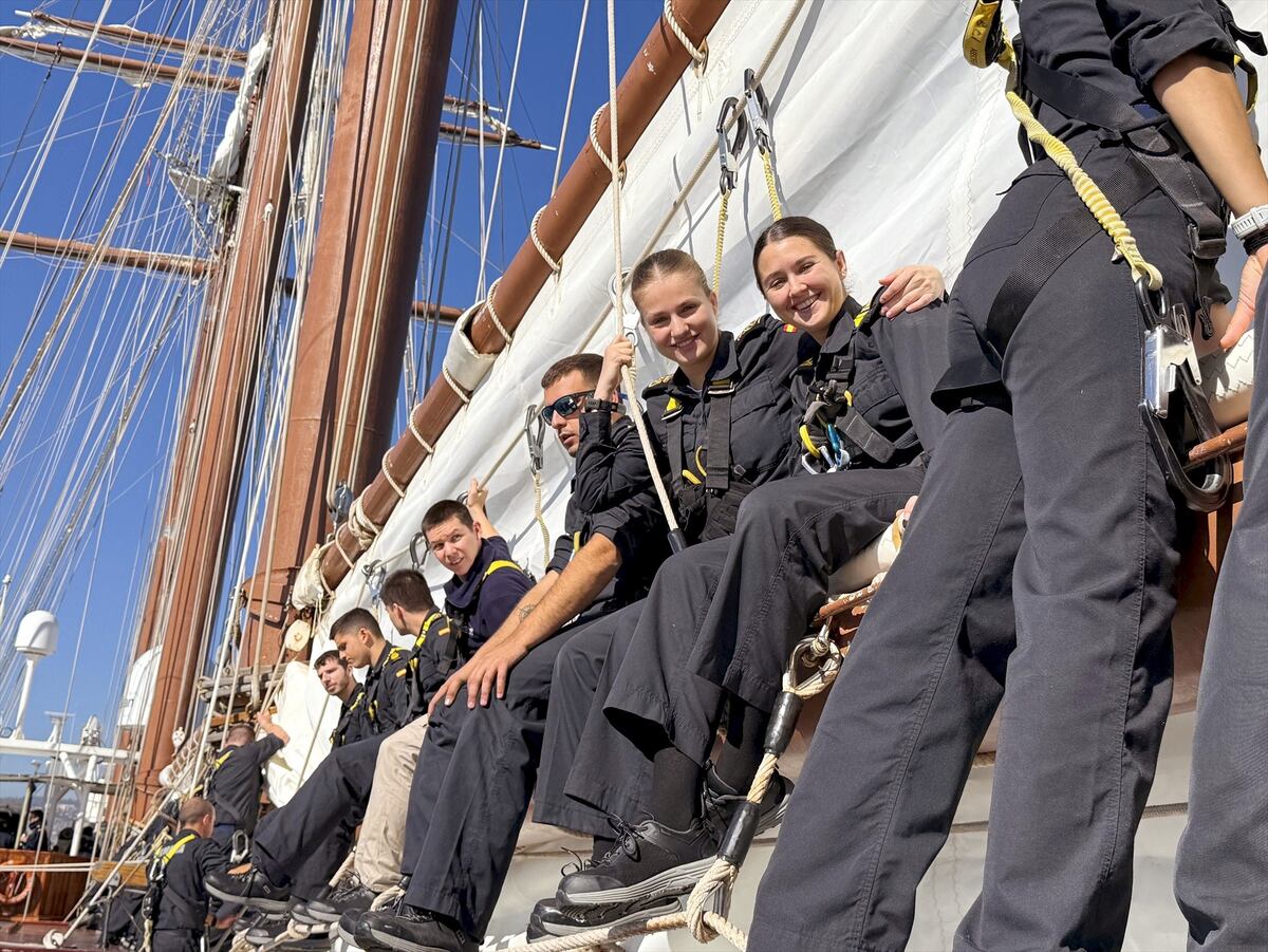 Casa Real de España publica nuevas imágenes de la princesa Leonor en el Elcano