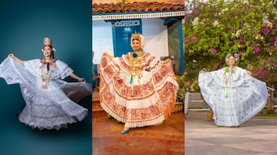 La pollera panameña a través de las reinas de nuestros festivales