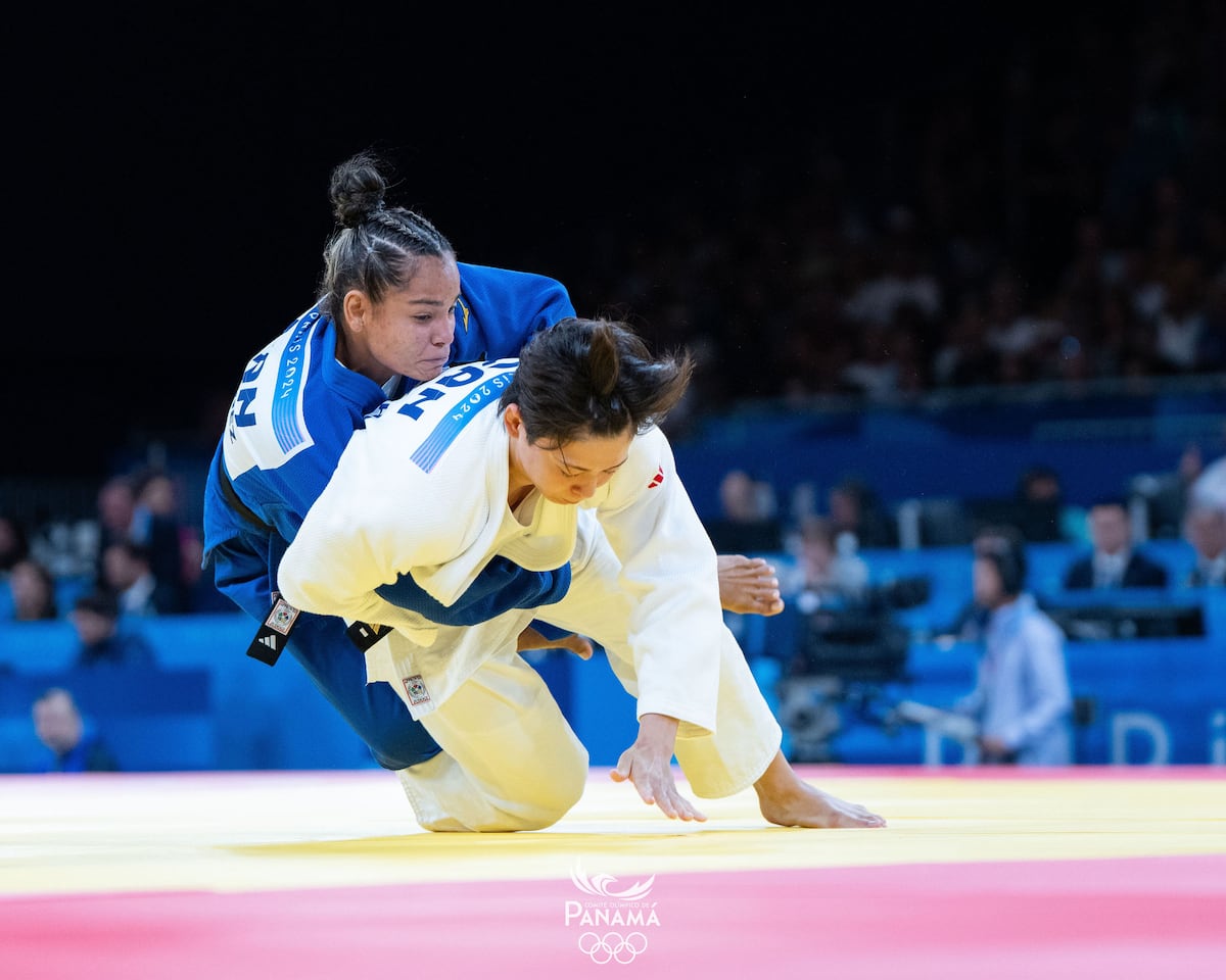 La judoca panameña Kristine Jiménez hizo historia al ganar su primer combate en unos Juegos Olímpicos