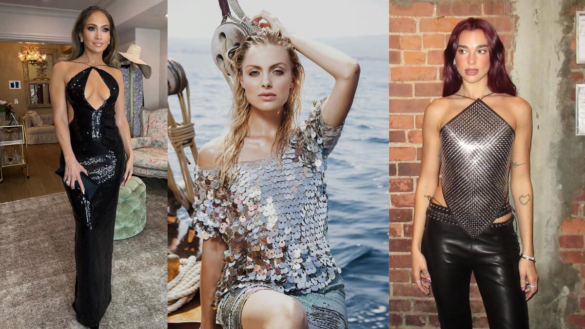 Prendas con brillo, un clásico para esta Navidad