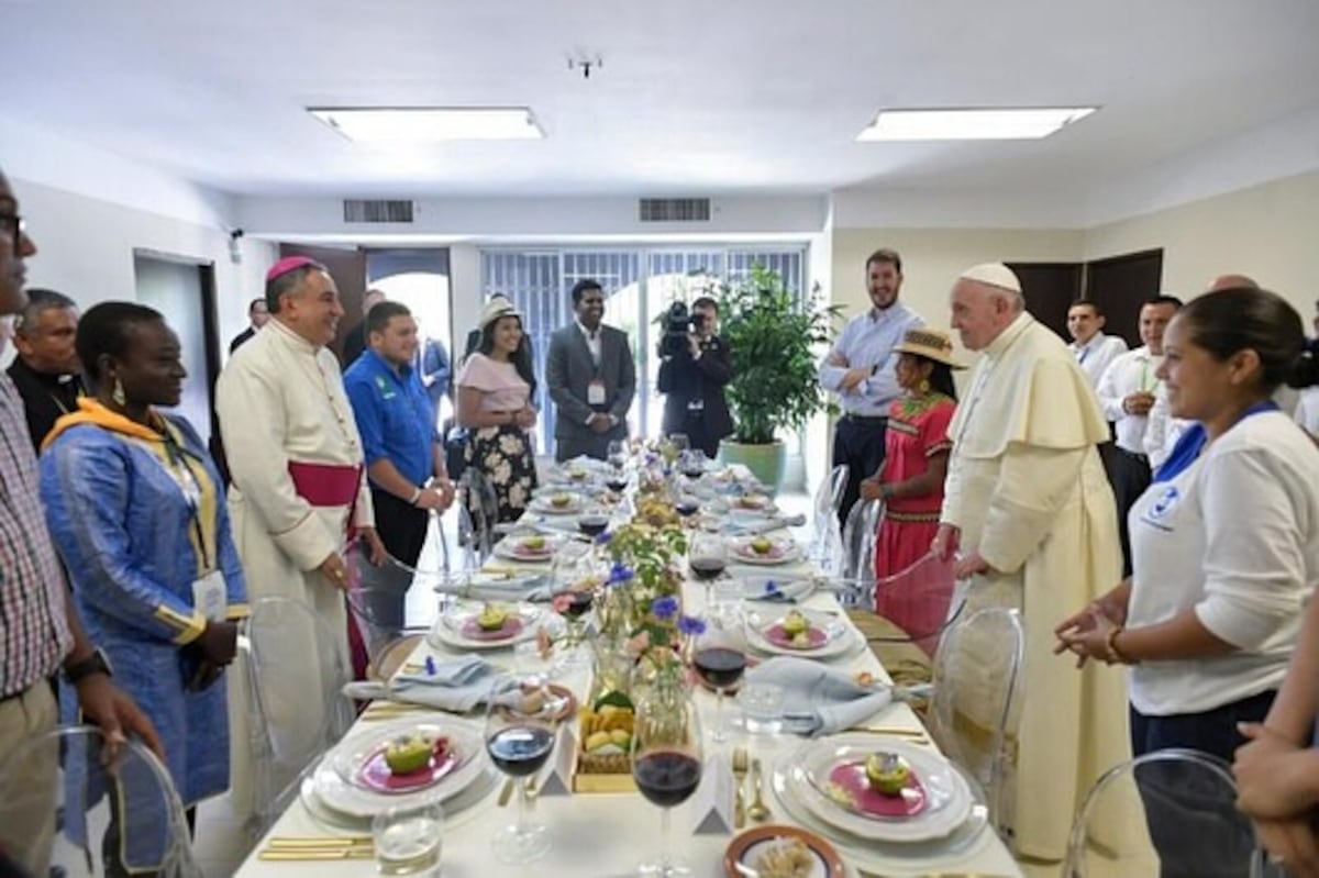Ensalada de feria y pescao’: La chef Cuquita Arias y el almuerzo que le preparó al papa Francisco durante la JMJ en Panamá
