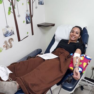 22 años donando sangre