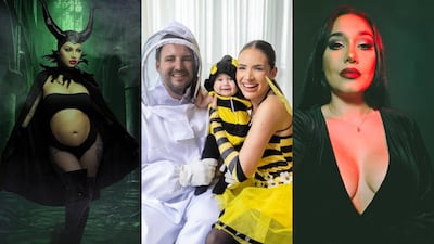 Sheldry Sáez, Anyuri y Estefi Varela muestran sus disfraces de Halloween