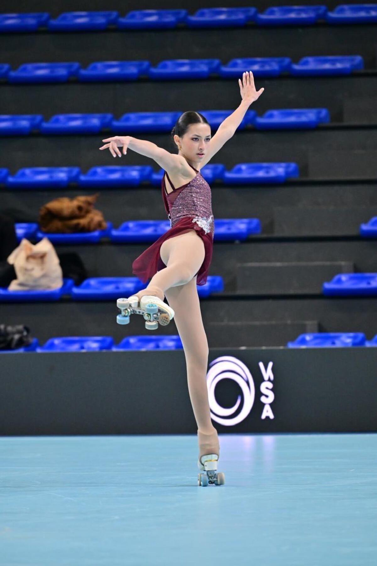 La panameña Camila García de Paredes logró clasificar al top 20 en un campeonato mundial de patinaje artístico sobre ruedas