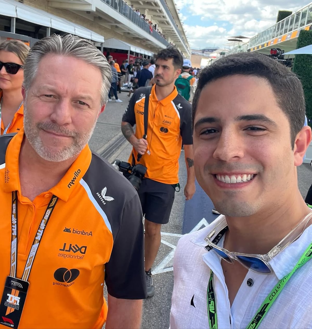 Diputado panameño en la F1: José Pérez Barboni asistió al Gran Premio de Estados Unidos 