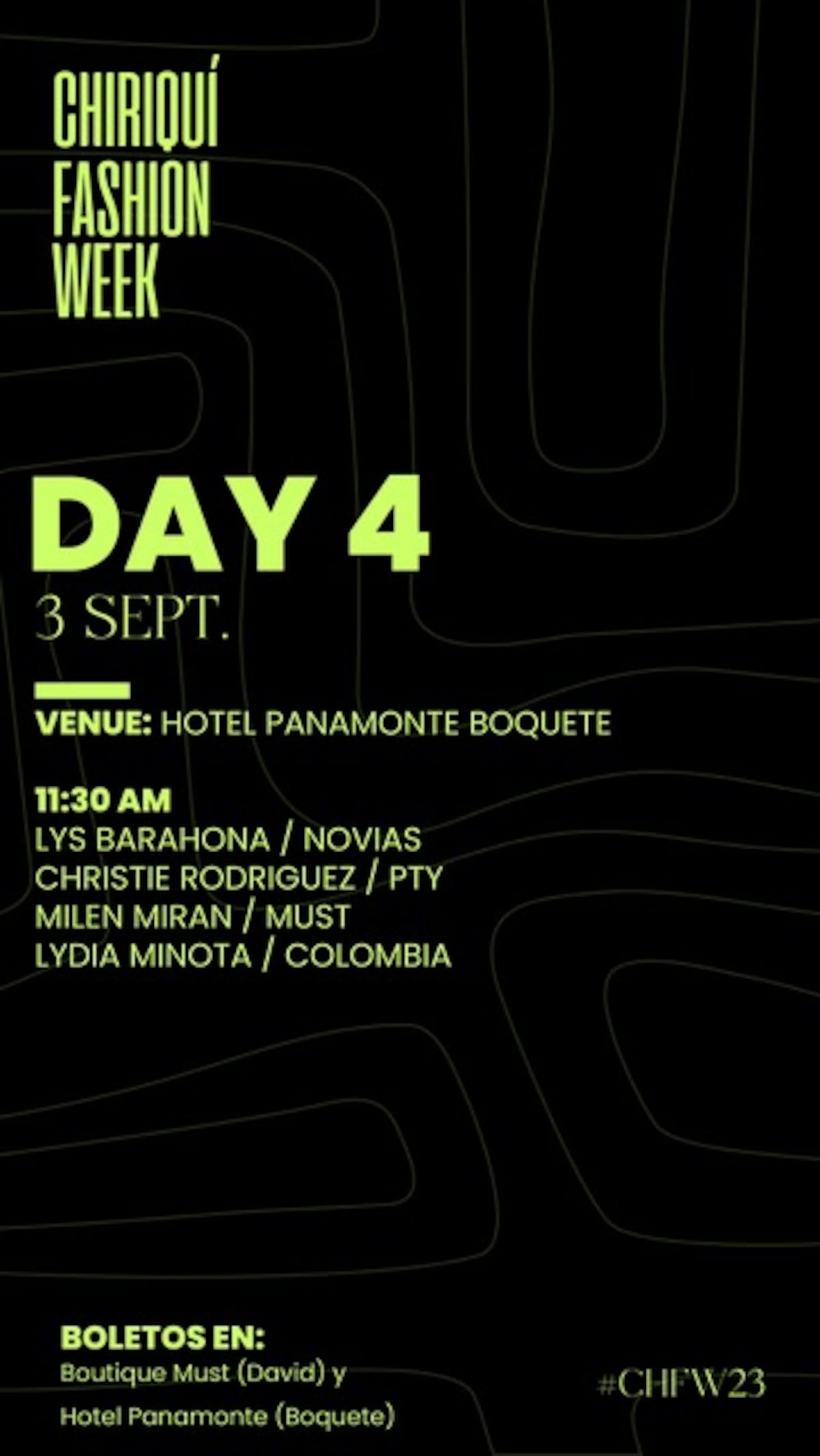 Chiriquí Fashion Week 2023, un escenario de moda y propuestas innovadoras