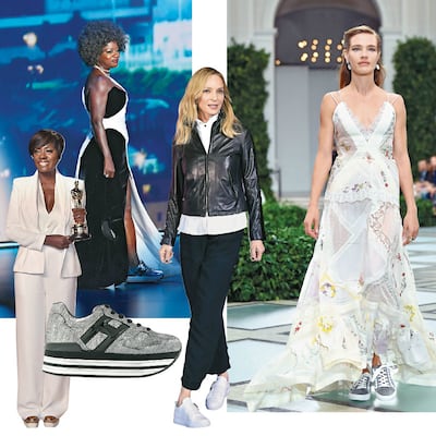 ¿Zapatillas en la alfombra roja? ¡Claro que sí!