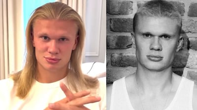 Adiós a la melena rubia: Erling Haaland y su nuevo look de cabello corto