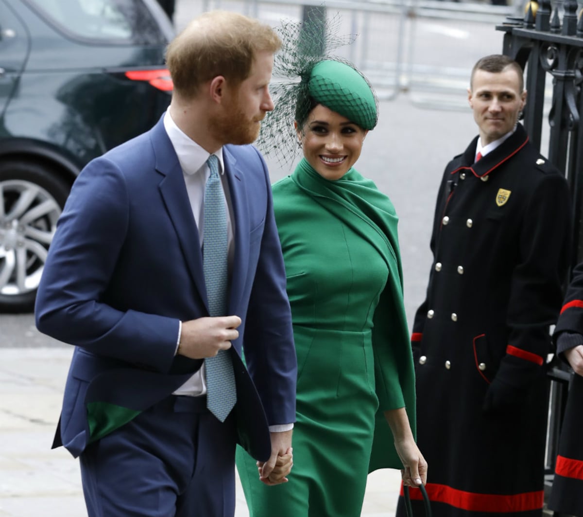 Meghan, radiante en su último acto oficial con la realeza británica