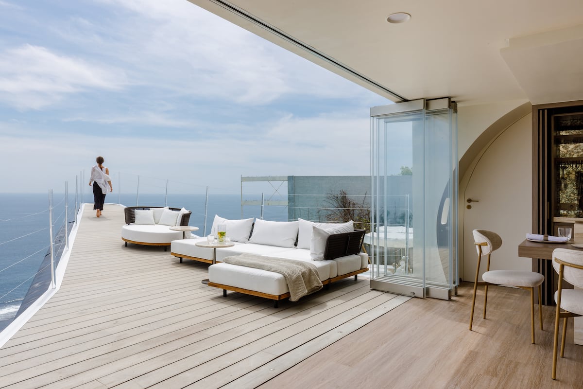 Un hotel de lujo dentro de un avión de pasajeros