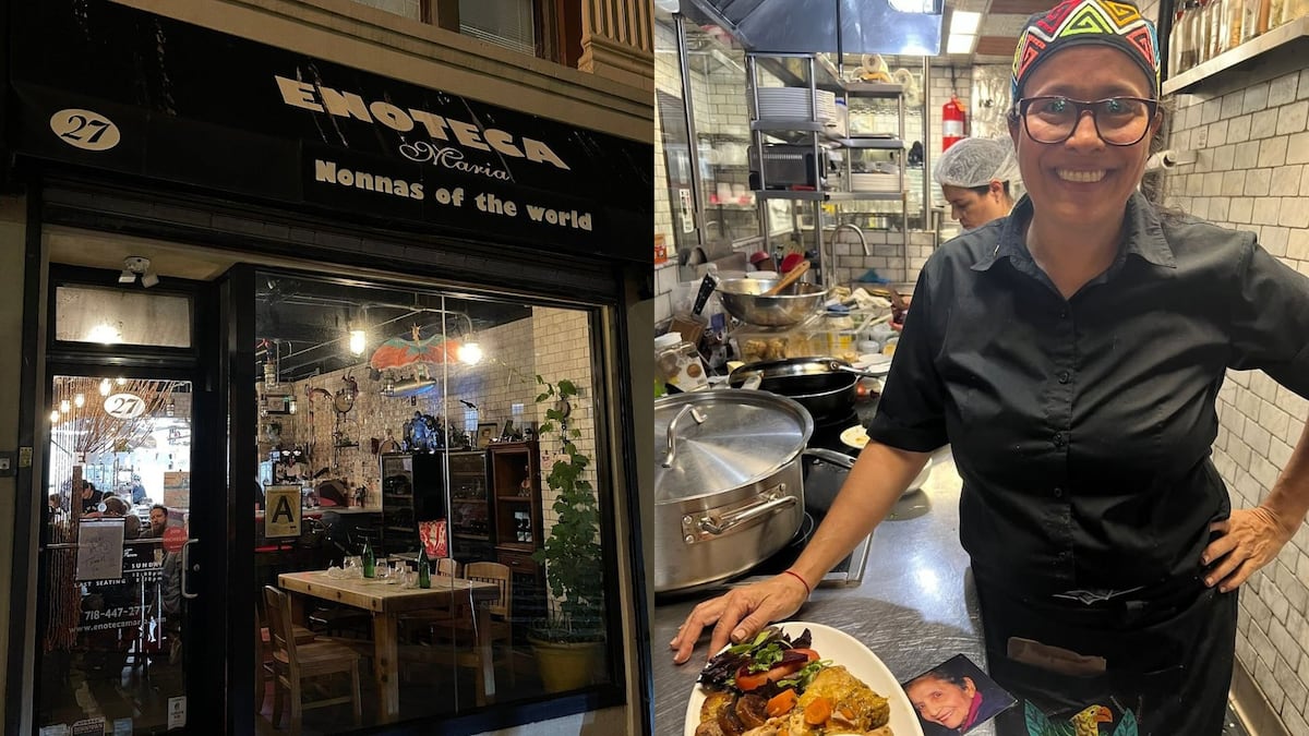 Karina Isabel, la ‘nonna’ panameña que cocina en el popular restaurante Enoteca María de Nueva York