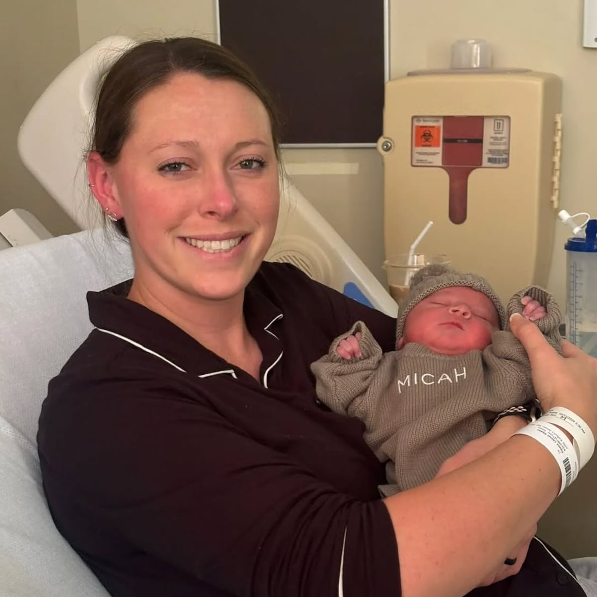 Gloria Quintana se convierte en abuela en pleno Año Nuevo