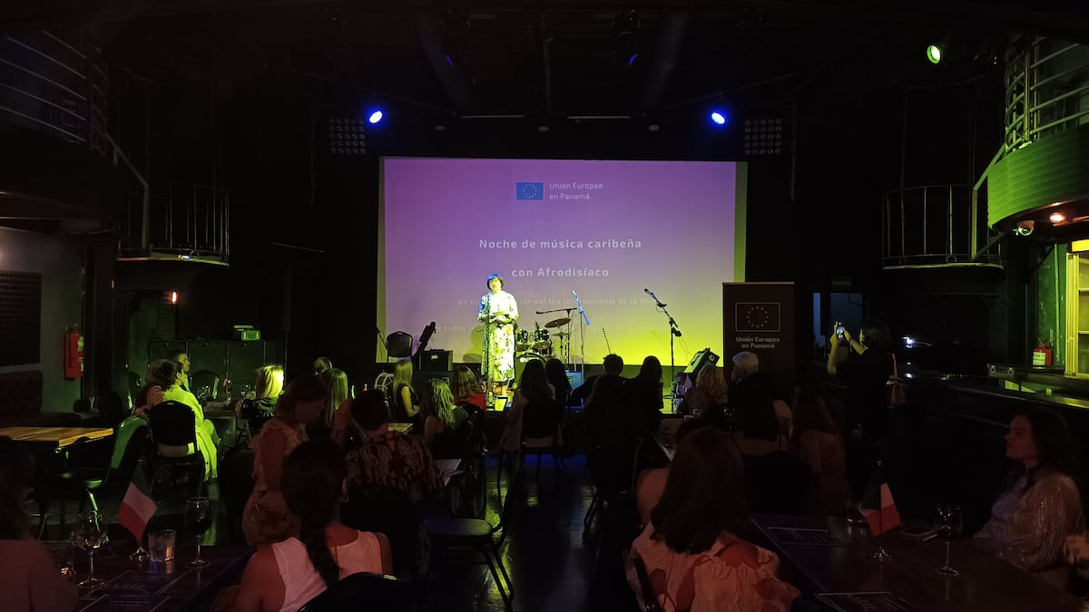 Empoderamiento femenino y ritmos afropanameños: así se vivió la velada de la UE por el Día de la Mujer