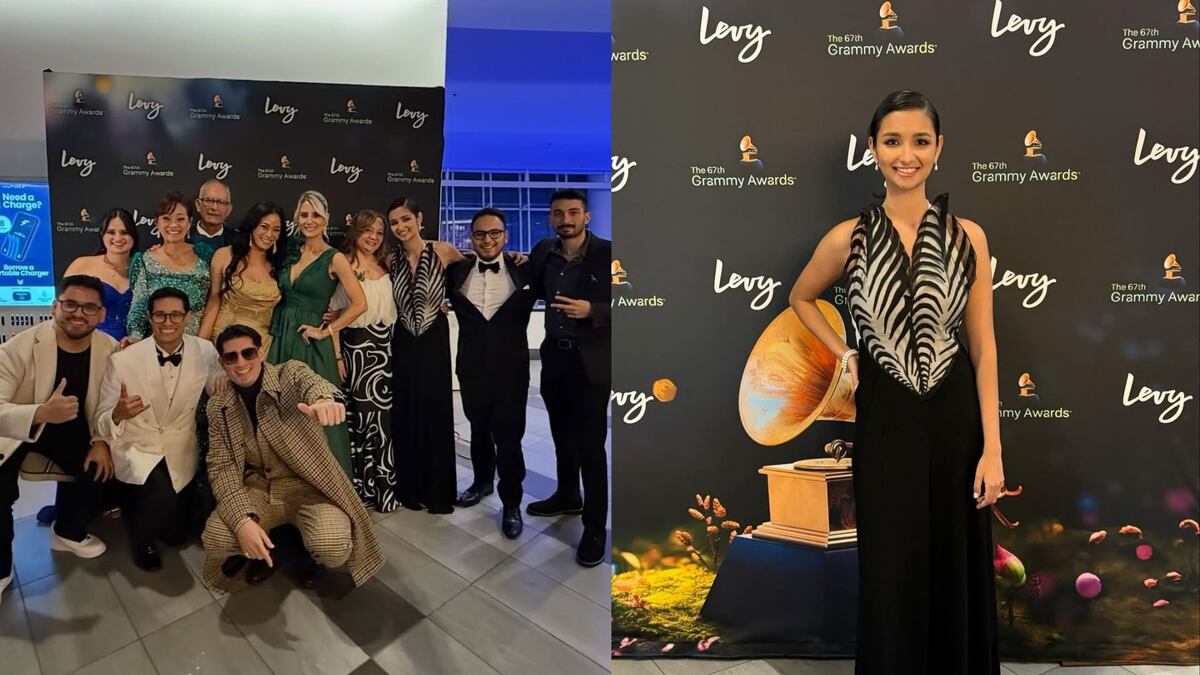María Laura Castillero y su primer Grammy 