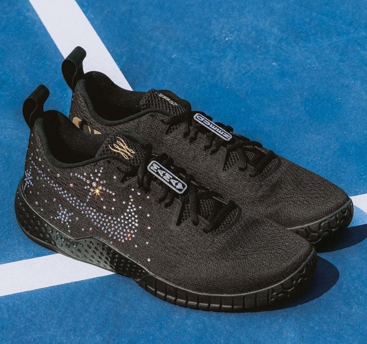 El traje brillante y las zapatillas con 400 diamantes de Serena Williams en el US Open