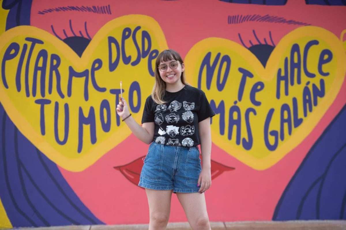 Una voz visual por las mujeres, murales en el parque Omar