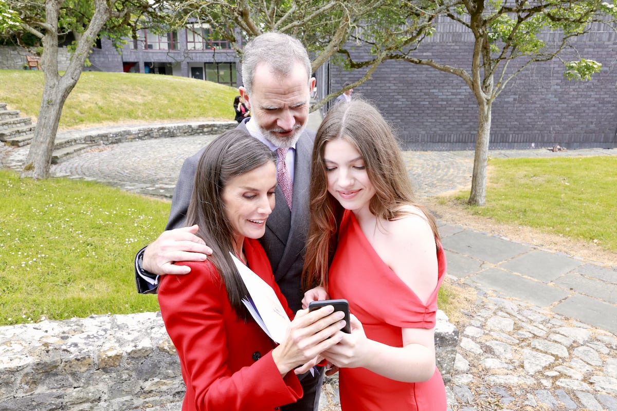 Fotos de la graduación de la infanta Sofía de España en el Bachillerato en Gales