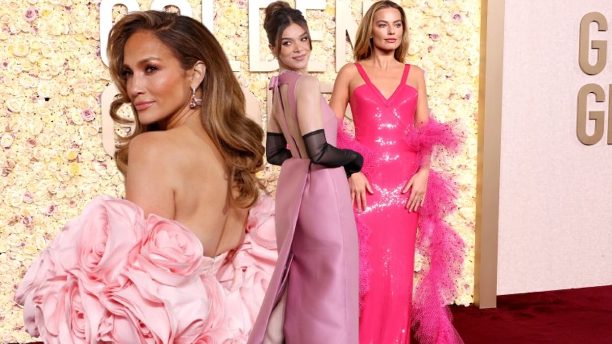 Rosa hermosa, la alfombra roja de los Globos de Oro