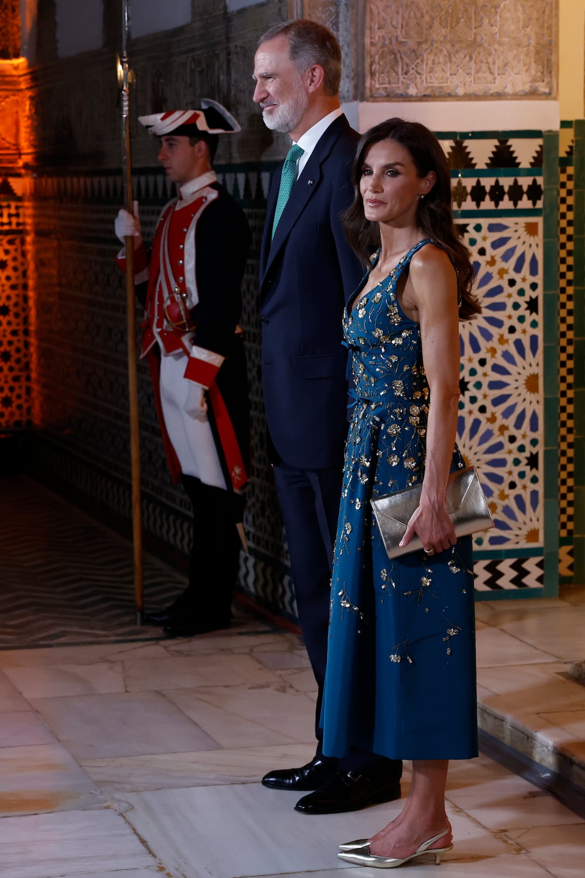 La primera dama de Panamá, Maricel de Mulino, y su primer encuentro oficial con la reina Letizia de España