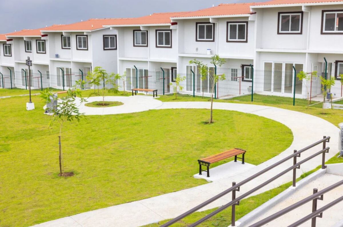 Hogar con un paisaje lleno de paz