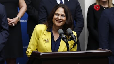 Las primeras palabras de Ilya Espino de Marotta como administradora del Canal de Panamá: “Me comprometo a seguir haciendo lo mejor por nuestro país”