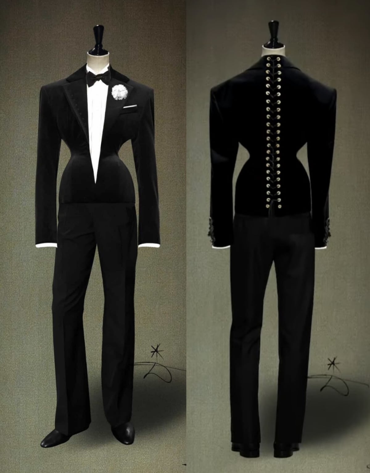 Bad Bunny: el primer hombre en vestir un diseño de alta costura de la firma francesa Schiaparelli en una alfombra roja