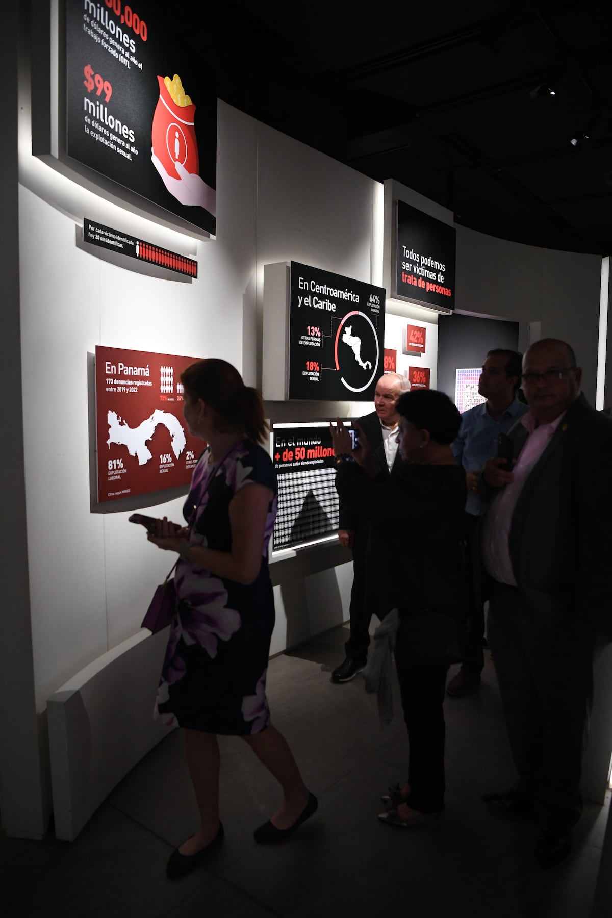 El museo de la libertad en Panamá presenta ‘Una de veinte: Las cifras invisibles de la trata de personas’