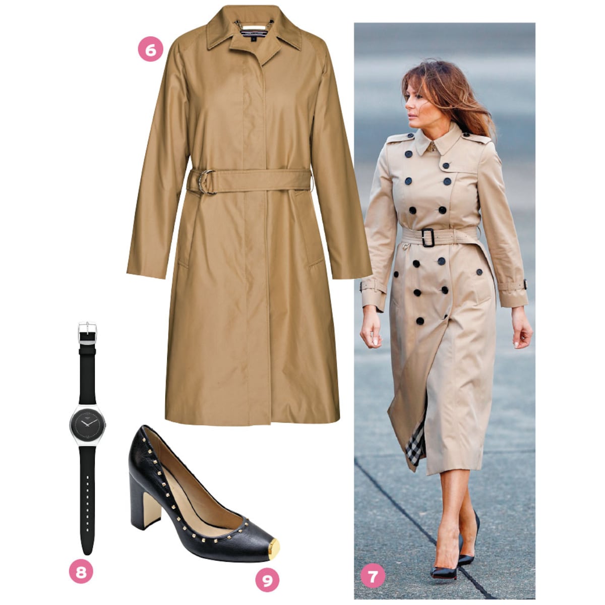 5 atuendos inspirados en el ‘look’ de Melania Trump