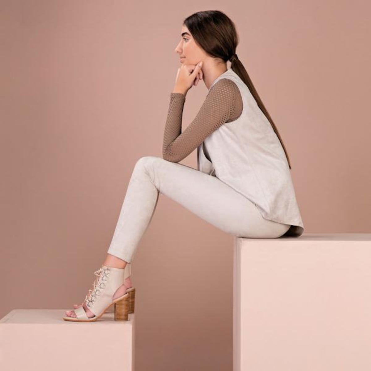 Zona neutral, combinaciones con tonos “Nude”;