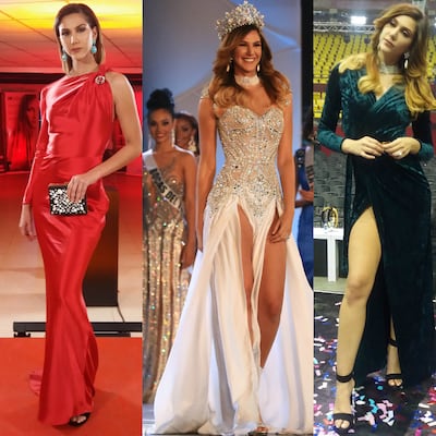 Laura De Sanctis: una noche y cuatro vestidos