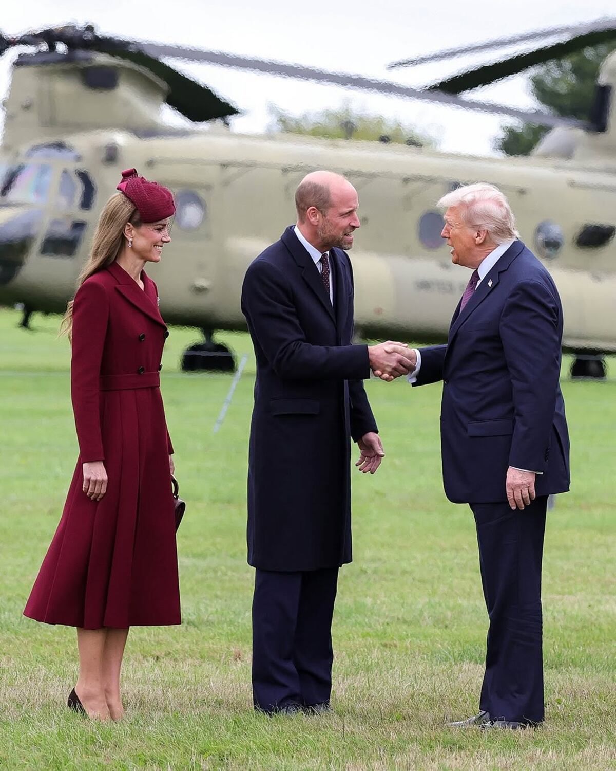 El encuentro entre Kate Middleton y Melania Trump en el Castillo de Windsor