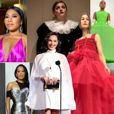 Un vestido de pierrot o de un diseñador que visitó Panamá en la alfombra roja virtual de los Globos de Oro 2021