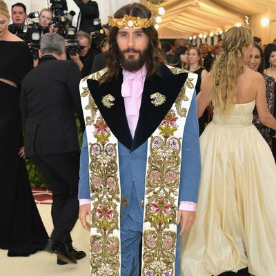 Los hombres también marcaron tendencia en la gala del Met