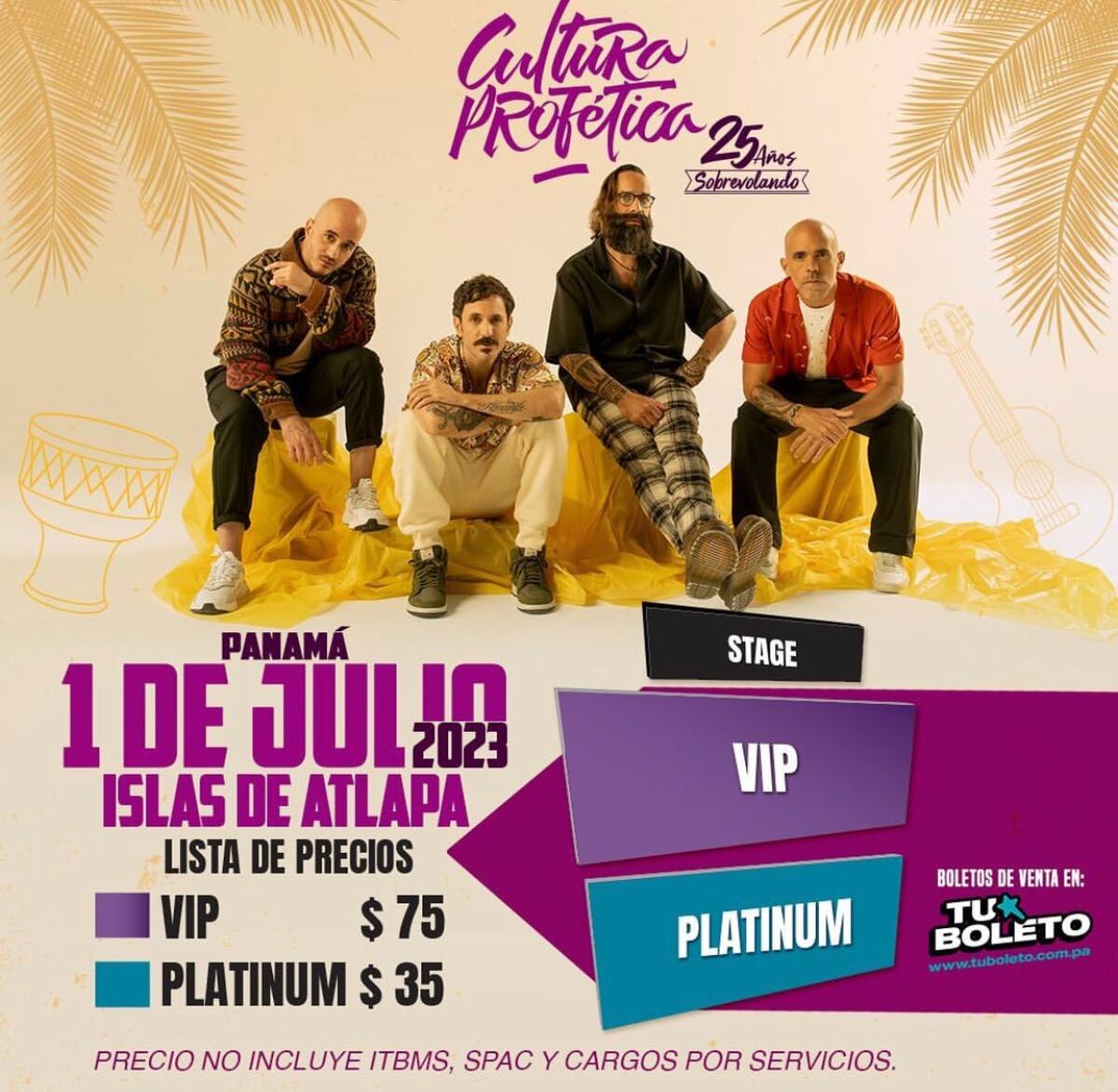 Estos son los conciertos de artistas internacionales que se presentarán en Panamá