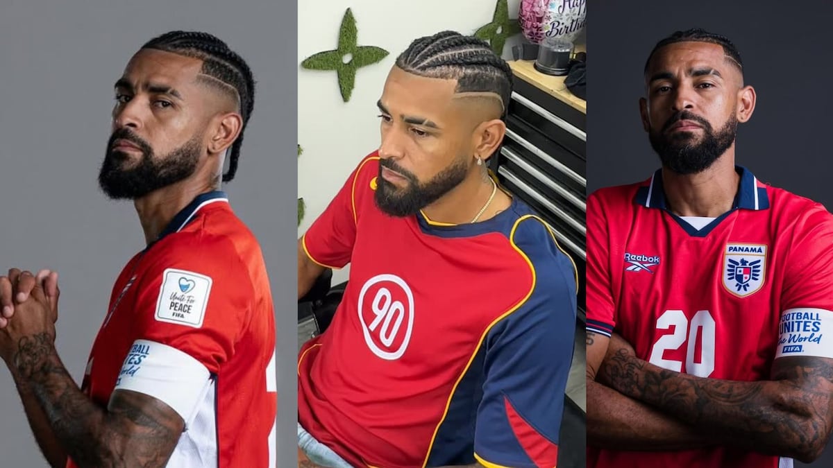 El ‘look’ de trenzas ‘cornrows’ de Aníbal Godoy, capitán de la Selección de Panamá, para el Mundial