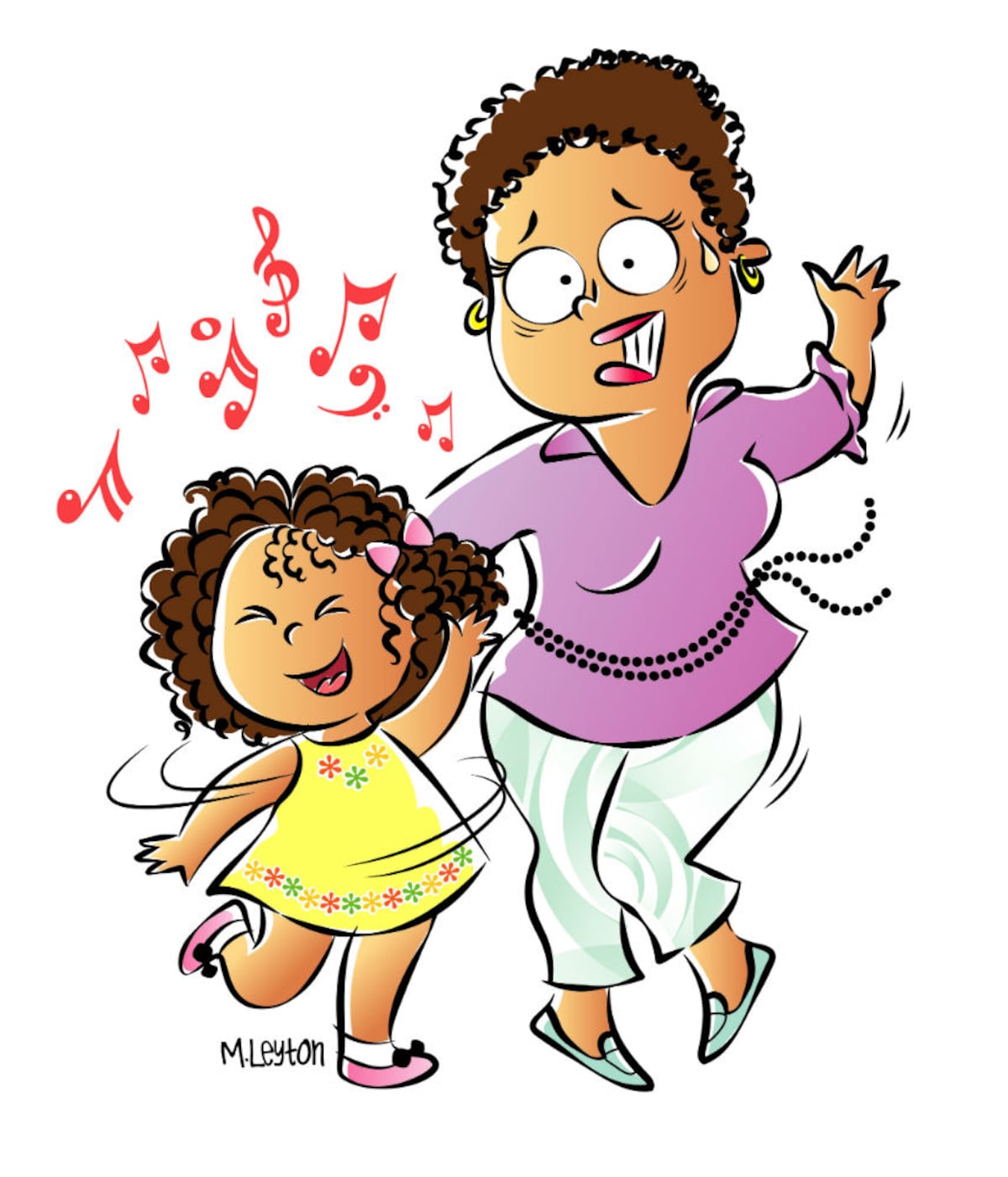 Mi hija nos saca a bailar