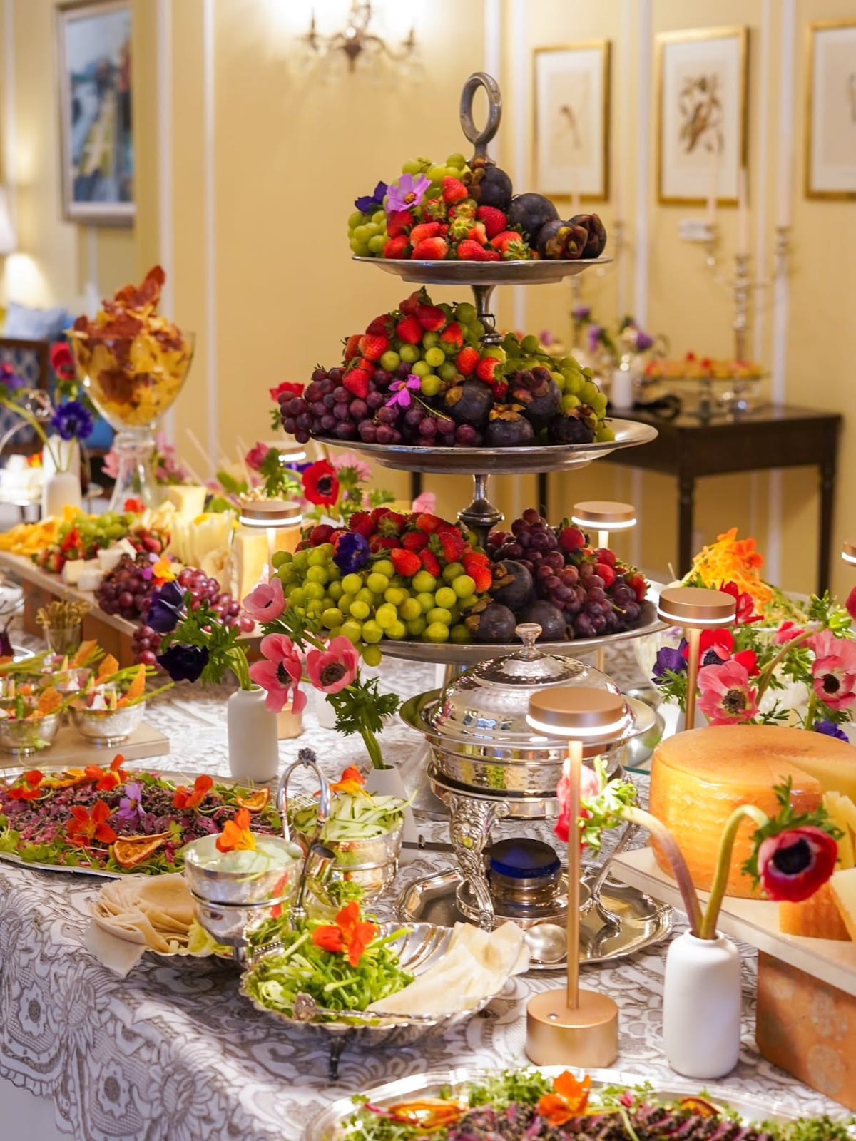 El catering de la chef Cuquita para la recepción en homenaje a Ilya Espino de Marotta como nueva administradora del Canal de Panamá