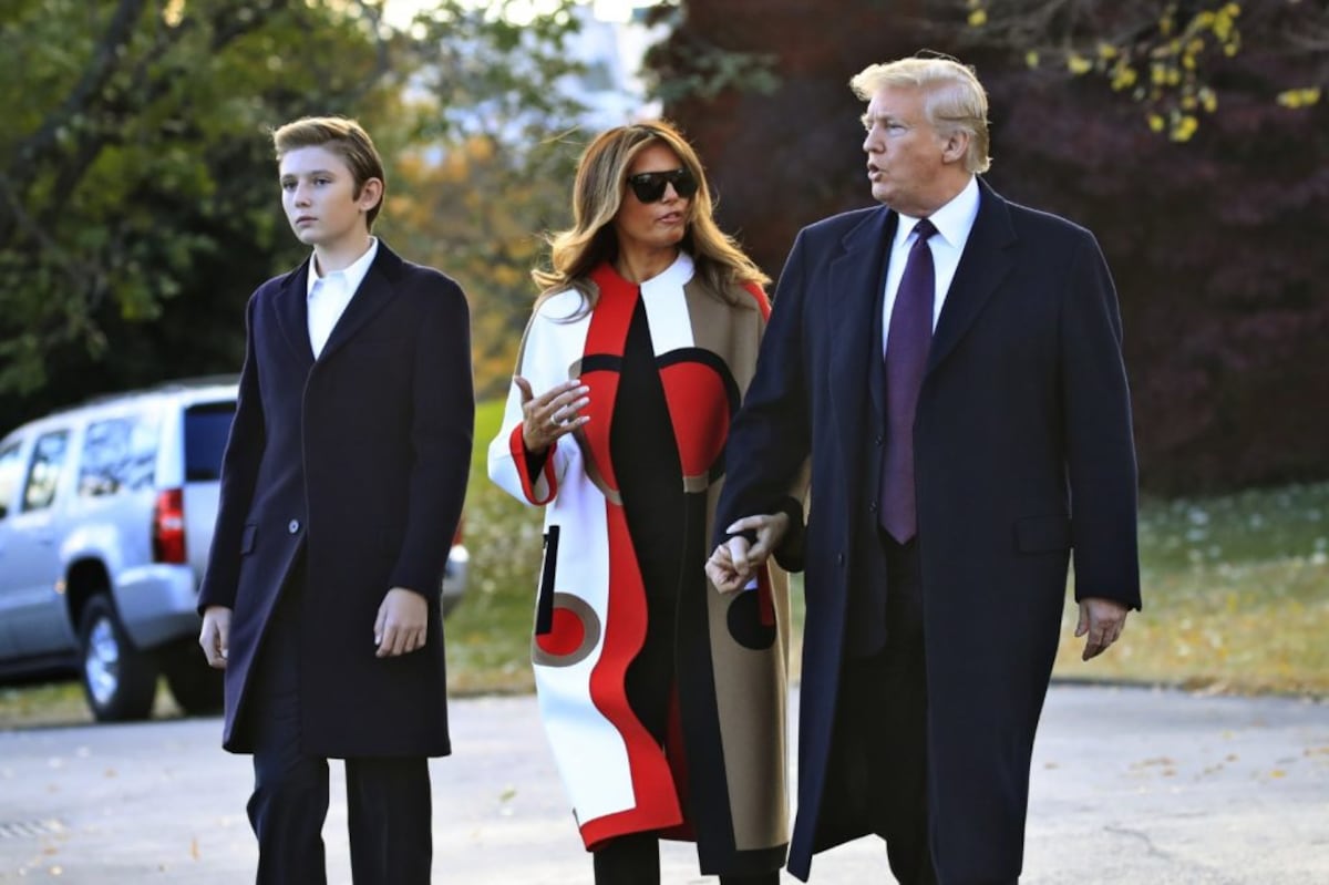 Barron Trump, el adolescente de la Casa Blanca