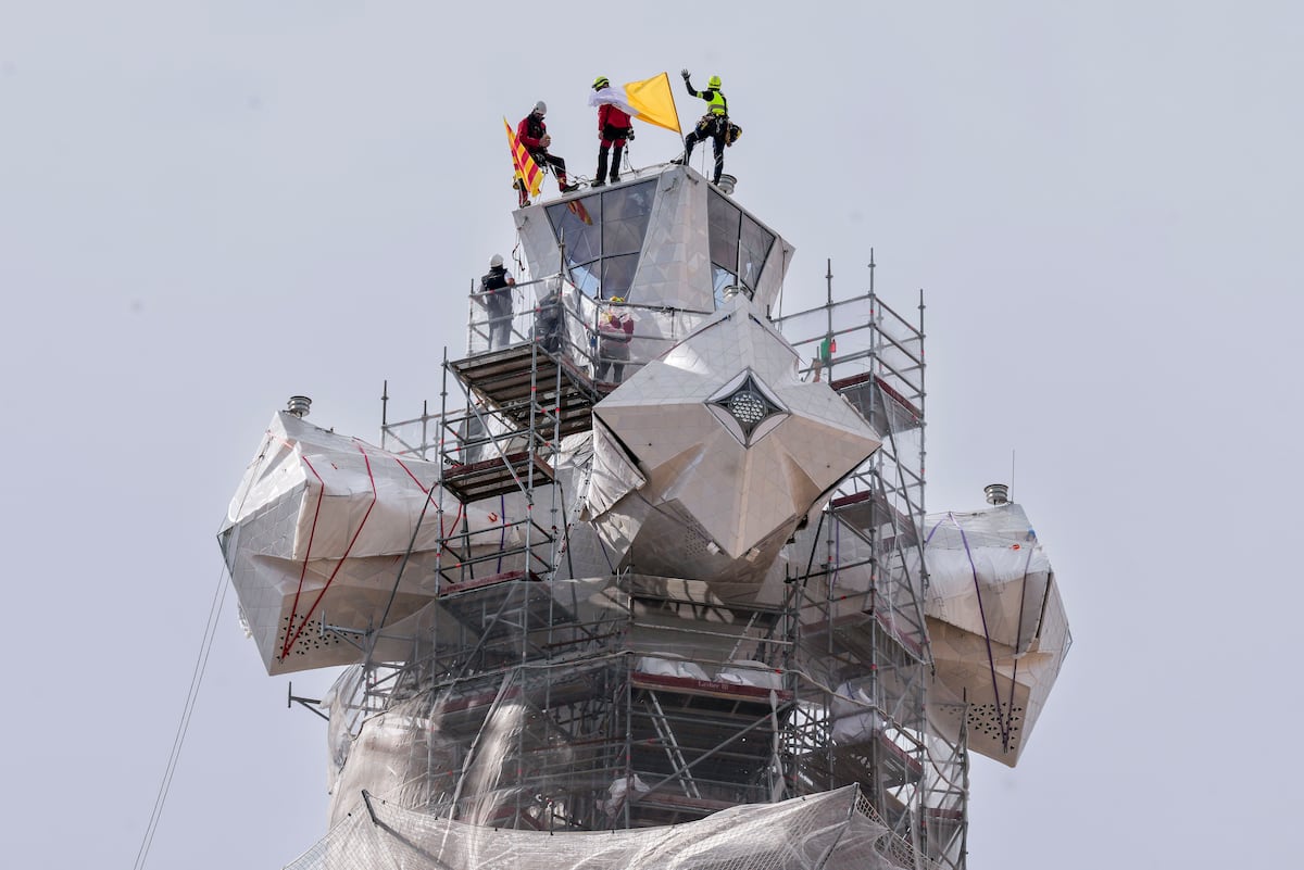 La Sagrada Familia, el templo español de Gaudí, alcanza su altura máxima: 172.5 metros