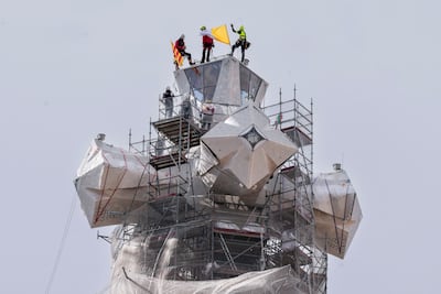 La Sagrada Familia, el templo español de Gaudí, alcanza su altura máxima: 172.5 metros