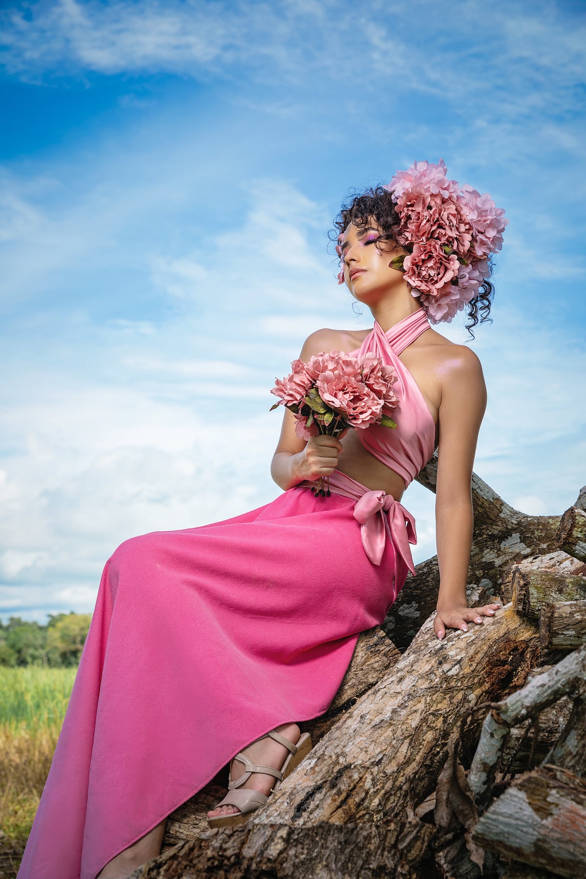Belleza y fortaleza, una producción rosa en Chiriquí